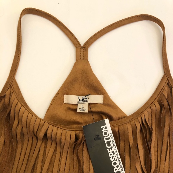 Camel faux suede dress - Picture 6 of 7